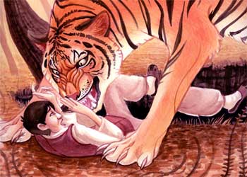 Korean Short Stories in English - Ungrateful Tiger Fable with Moral Lesson