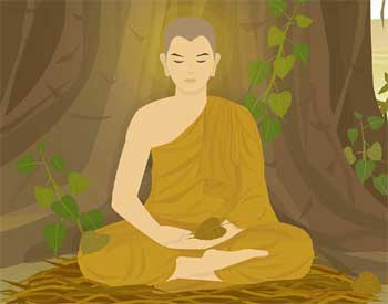 Power of Silence Story - Buddha and Philosopher Spiritual Enlightenment 