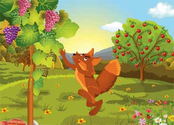 Short Stories for Kids - Fox and Grapes Story