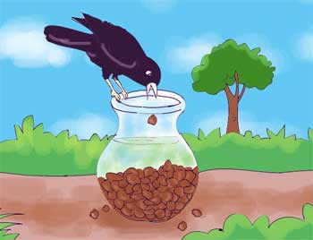 Short Stories for Kids - Thirsty Crow Moral Story