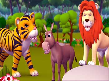 Tiger and Donkey Story - Arguing with Fool