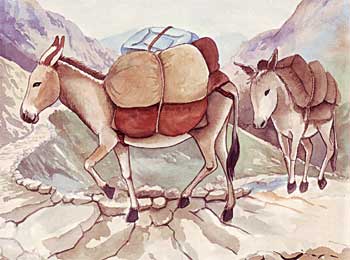 Merchant and Five Donkeys - Monk's Dream
