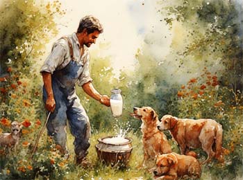 Why Ramu Gave Milk to Dogs Instead Impact of Habits