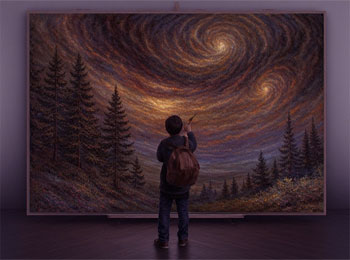 Painter's Experiment - Letting Others Find Mistake in Painting